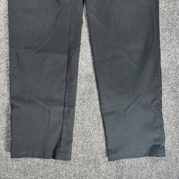 Nike Victory Golf Pants Mens 32 Dri Fit Black Stretch Flat Front Pockets Logo - Picture 2 of 8